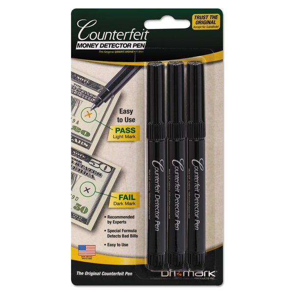 Dri Mark Counterfeit Bill Detector Pen, PK3 3513B-1